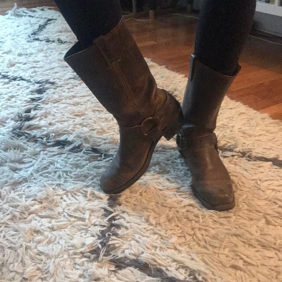 Frye brown cowboy boots - Picture 3 of 5